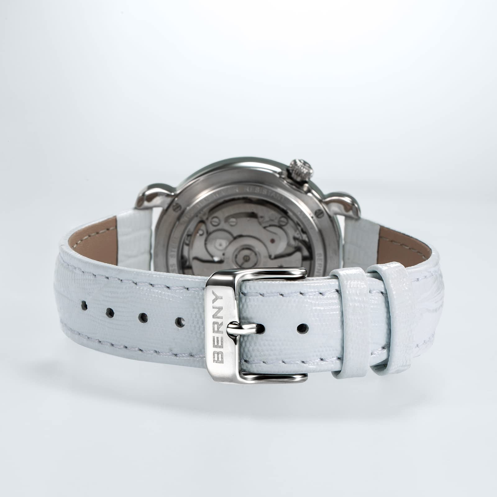 BERNY Automatic Watches for Women Skeleton Dress Watch Collection - Image 3