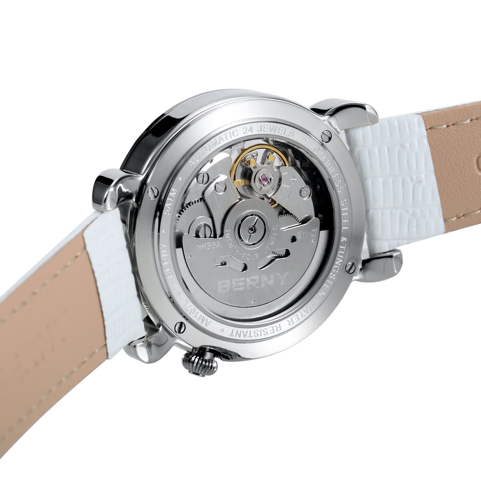 BERNY Automatic Watches for Women Skeleton Dress Watch Collection - Image 8