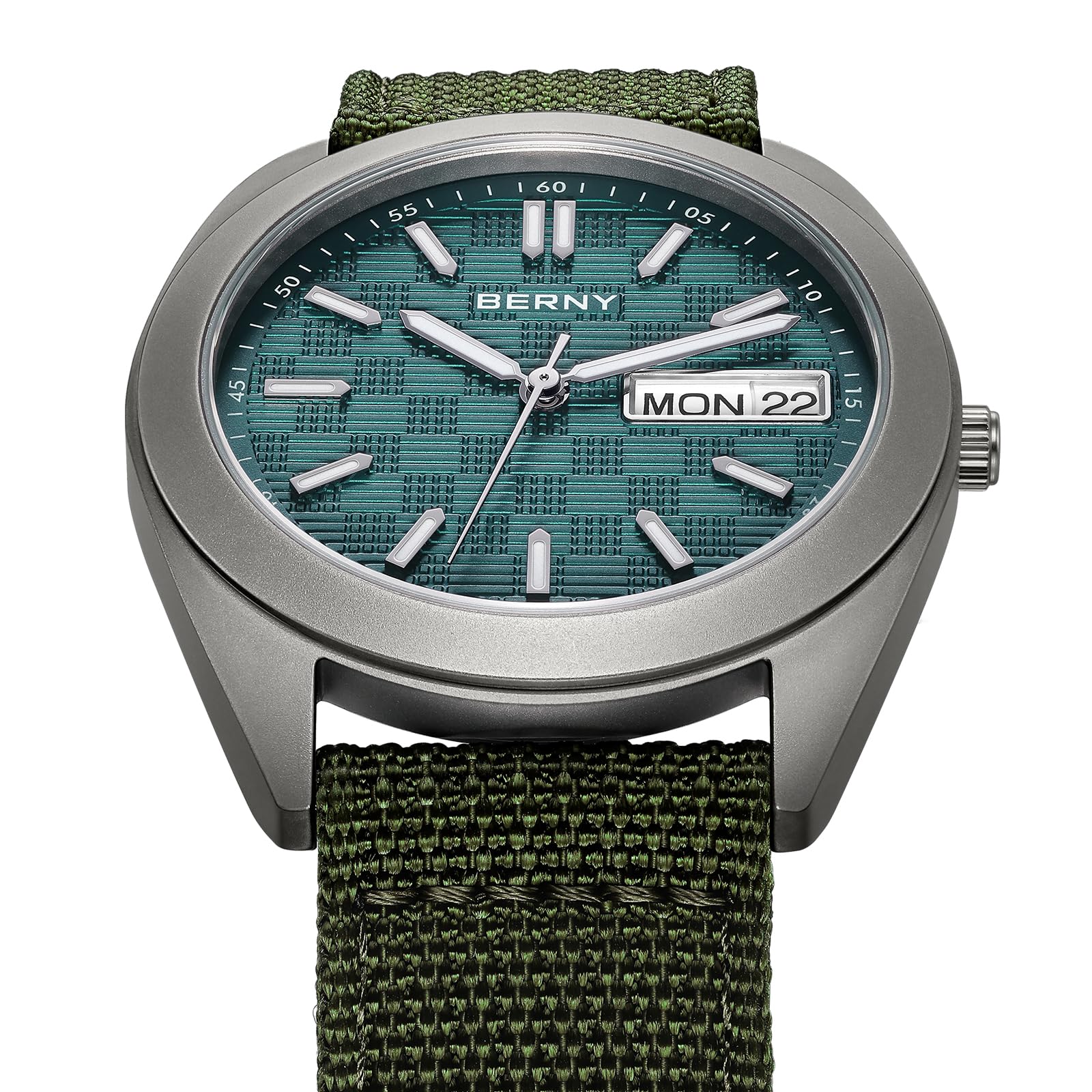 BERNY Titanium Watch for Men Japanese Quartz Movement Analog Quartz Watches Super Luminous Sapphire Glass 10ATM Waterproof - Image 3