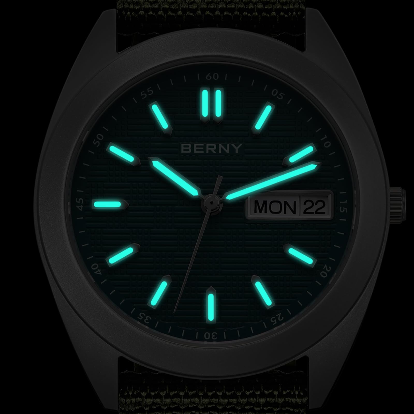 BERNY Titanium Watch for Men Japanese Quartz Movement Analog Quartz Watches Super Luminous Sapphire Glass 10ATM Waterproof - Image 5