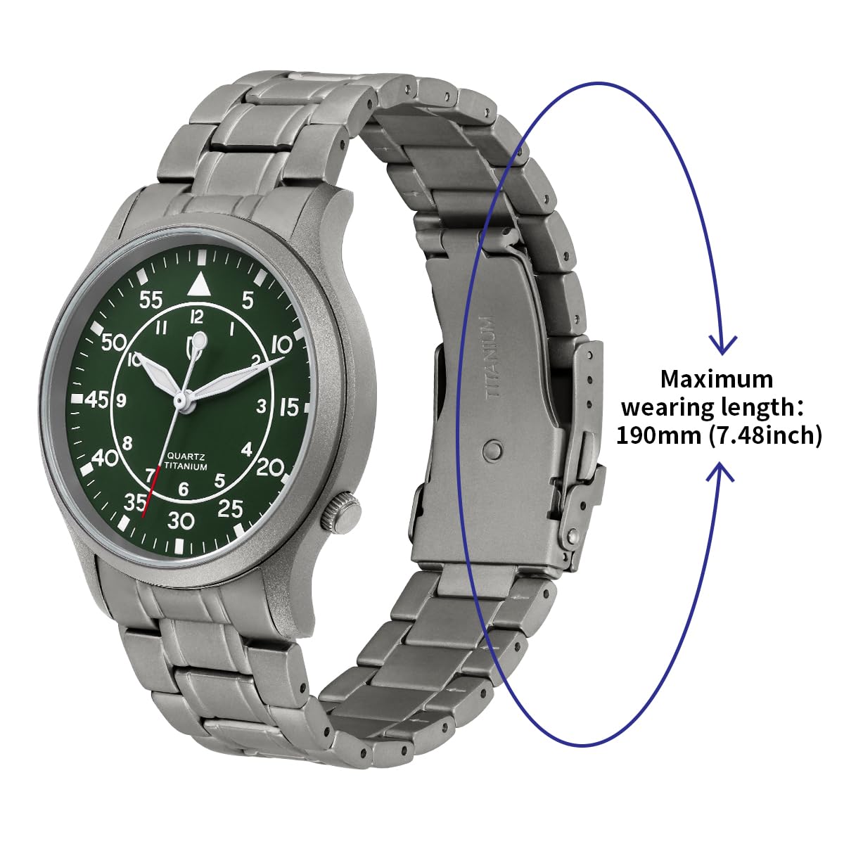 BERNY Watch Band, Specifically Designed for Watches T2566MS/T2576MS/T2596MS(Not applicable to other titanium watch models) - Image 7